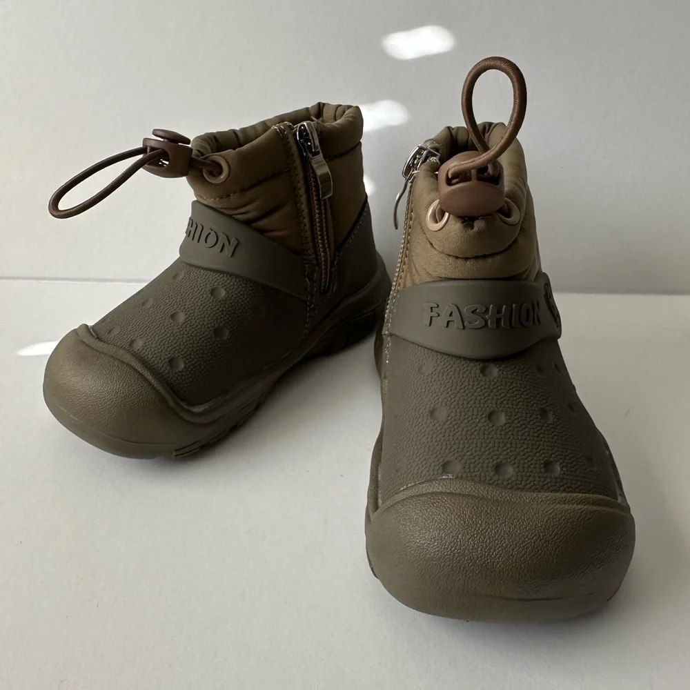 New Kids Waterproof Winter Boots – Faux Fur Lined, Size 14.5 cm